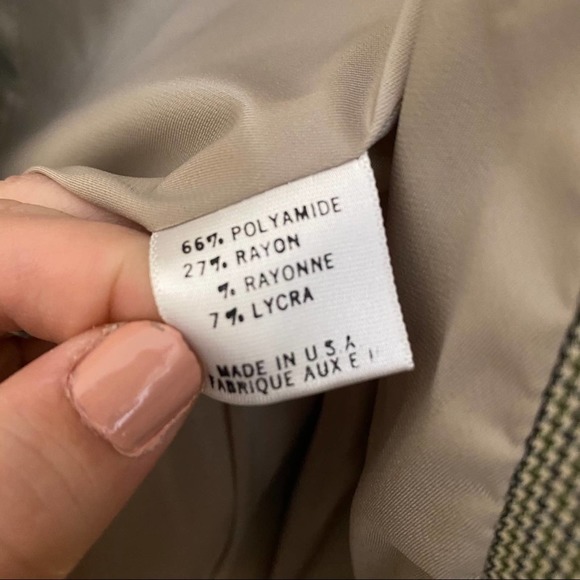 Theory Tan Classy Button Front Blazer Pockets Size 6 - Picture 8 of 11